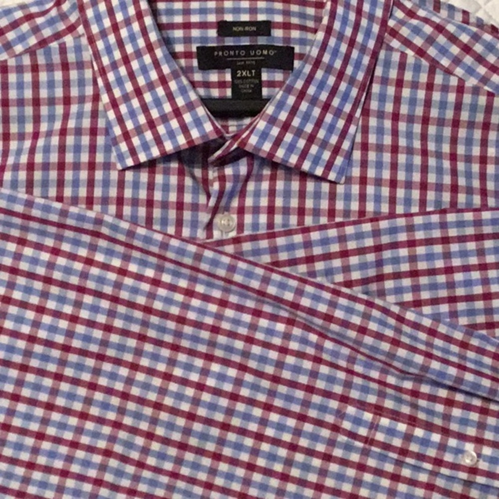Big and Tall Men’s wearhouse 2xlt dress shirt